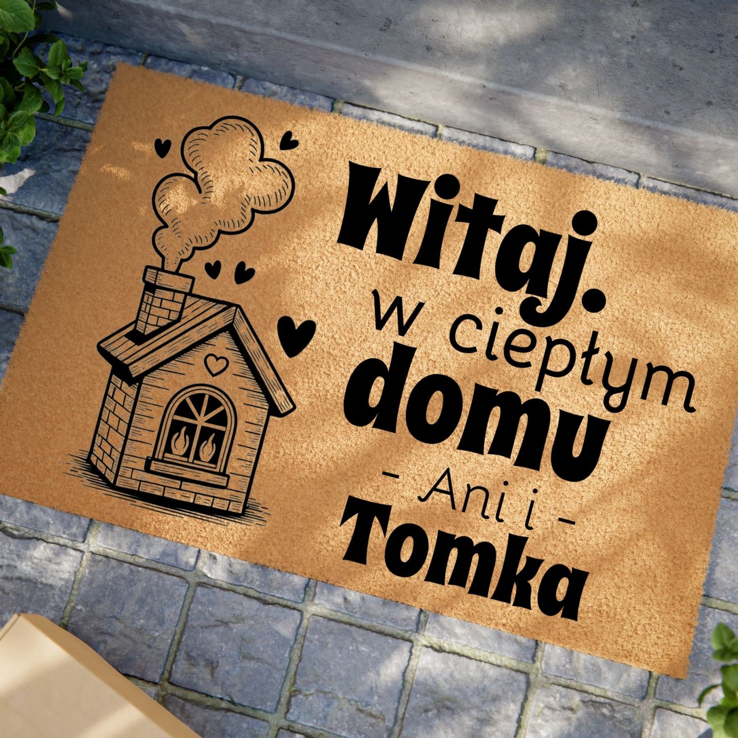 Wycieraczka Personalizowana – Witaj w Ciepłym Domu z Imionami