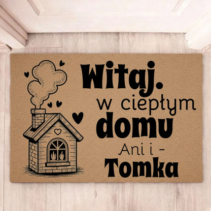 Wycieraczka Personalizowana – Witaj w Ciepłym Domu z Imionami