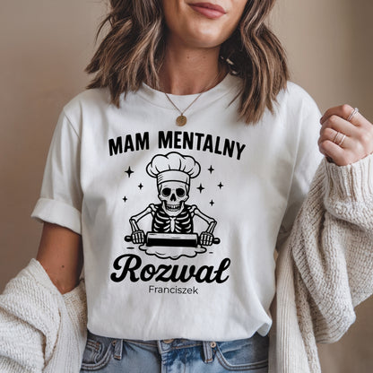 Koszulka „Mam Mentalny Rozwal” – Halloween Kucharz Unisex