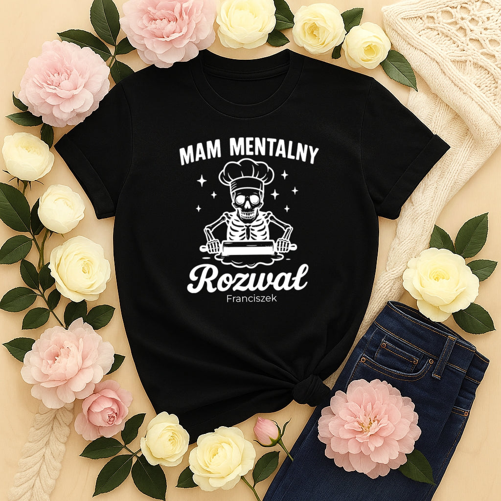 Koszulka „Mam Mentalny Rozwal” – Halloween Kucharz Unisex