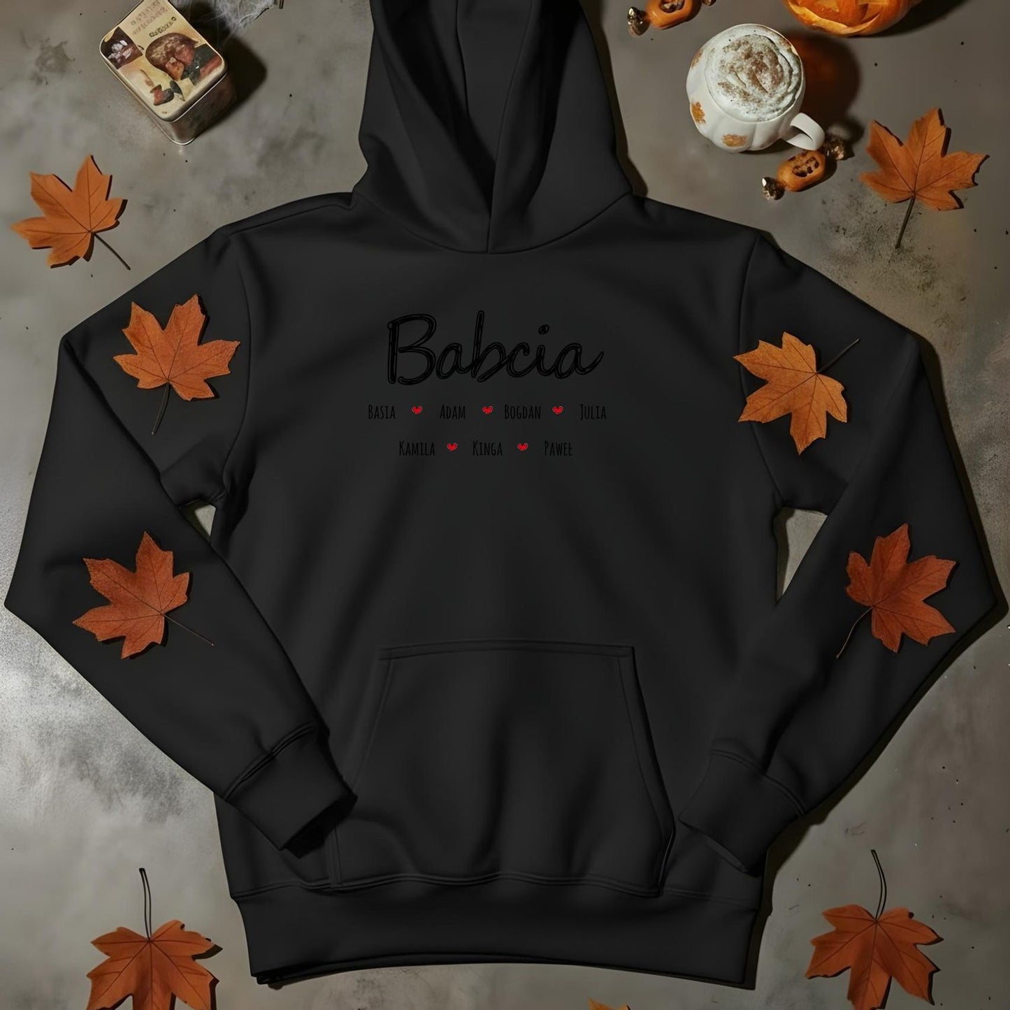 Babcia z Imionami Dzieci - Wzruszający Personalizowany Prezent Rodzinny
