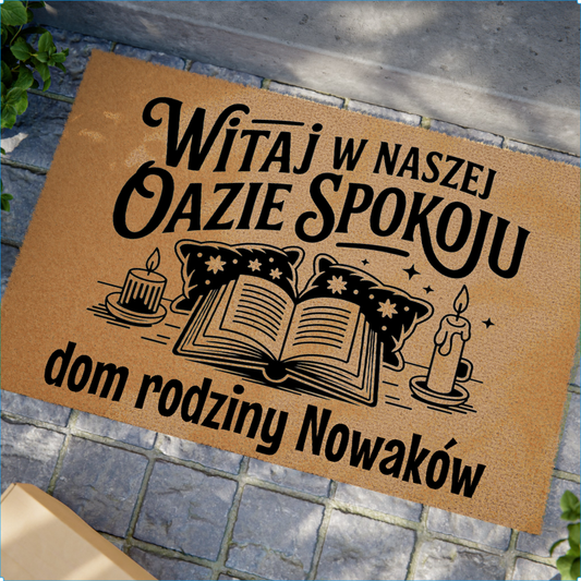 Wycieraczka Personalizowana – Oaza Spokoju z Twoim Nazwiskiem