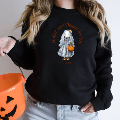Bluza Unisex „Najbardziej Eleganckie Boo” – Personalizowana Jesienna Edycja