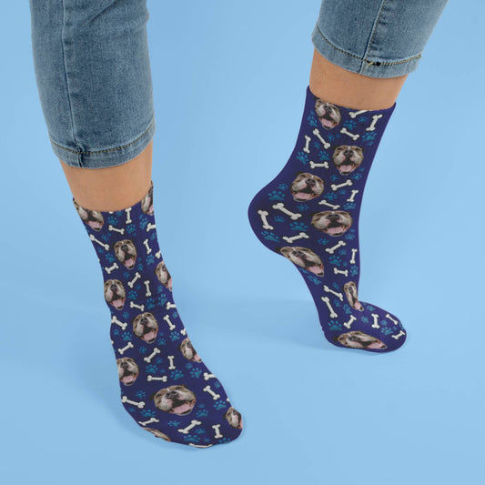 Skarpetki Personalizowane z Psem – Pieskie Życie