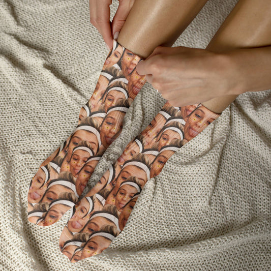 Skarpetki Personalizowane – Twoja Twarz All Over Print